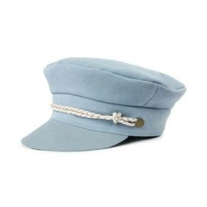 [NWT] Briston suede kayla cap - blue stone